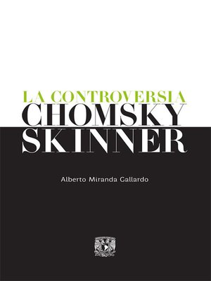cover image of La controversia Chomsky-Skinner